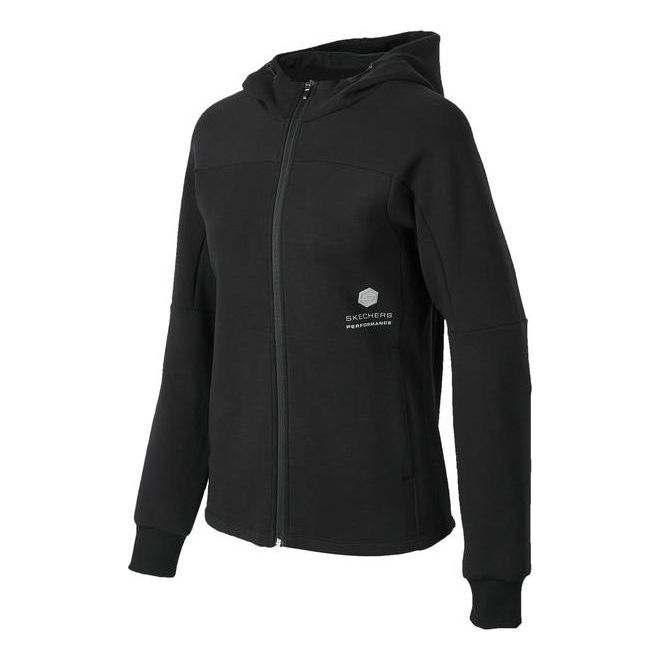 (WMNS) Skechers Casual Jacket 'Black' P423W009-0018