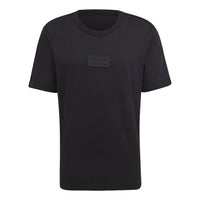 adidas originals Alphabet Athleisure Casual Sports Breathable Short Sleeve Black GN3310