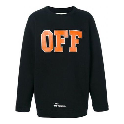 Off-White Mens Cotton Casual Long Sleeve Sweater OMBA007F171920441019