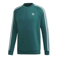 adidas originals 3-Stripes Crew Sweatshirt For Men Green ED6018