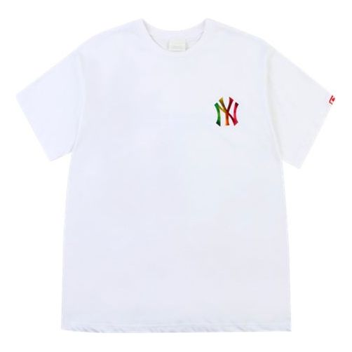MLB Unisex New York Yankees NY Rainbow Series Printing Tee White 31TSR4031-50W