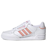 (WMNS) adidas Continental 80 Stripes 'White Orange' H06589