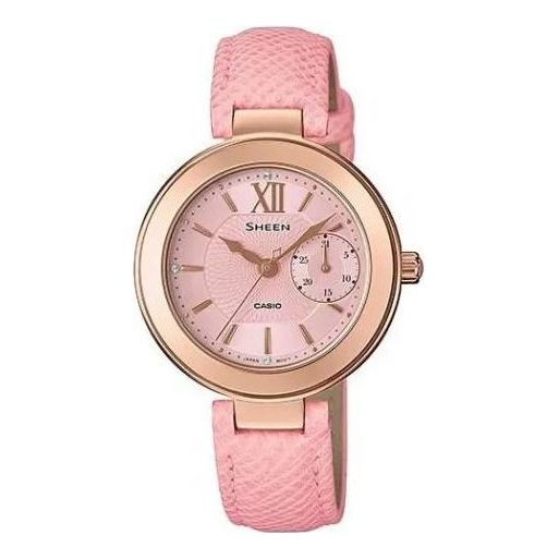 CASIO Female SHEEN Japan / South Korea Fashion Quartz SHE-3051PGL-4A