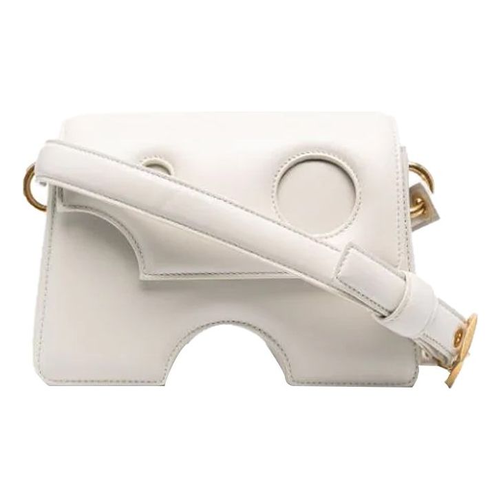 Off-White Burrow-22 Single-Shoulder Bag White OWNN005S21LEA0010300