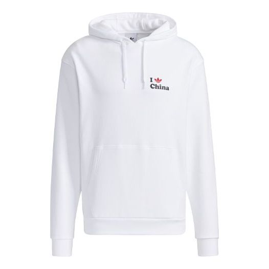 adidas originals I Trfl Ch Hd 1 Chest Printing Casual Sports White H07326