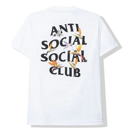 ASSC Alphabet Pattern Short Sleeve Unisex White ASST363