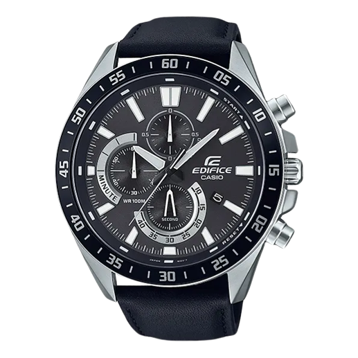 Casio Edifice Analog Watch 'Black Metallic Silver' EFV-620L-1AV