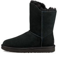(WMNS) UGG Short Turnlock Snow Boots Black 1094933-BLK