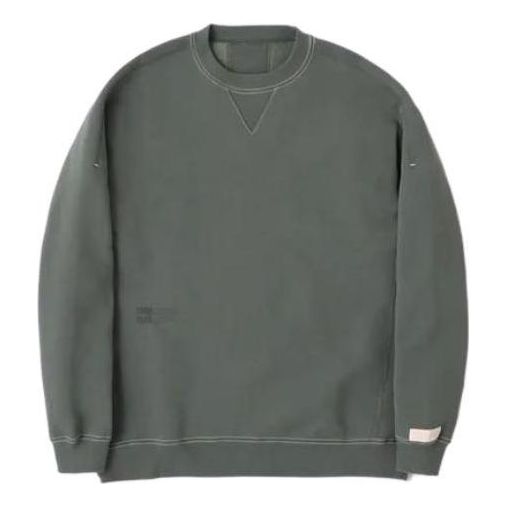 New Balance 1000 Sweat Crew Regular Fit Asia Sizing 'Grey Green' AMT25019-NSE