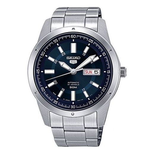 Men's SEIKO Automatic Mechanical Watch No. 5 Japan Blue SNKN67J1