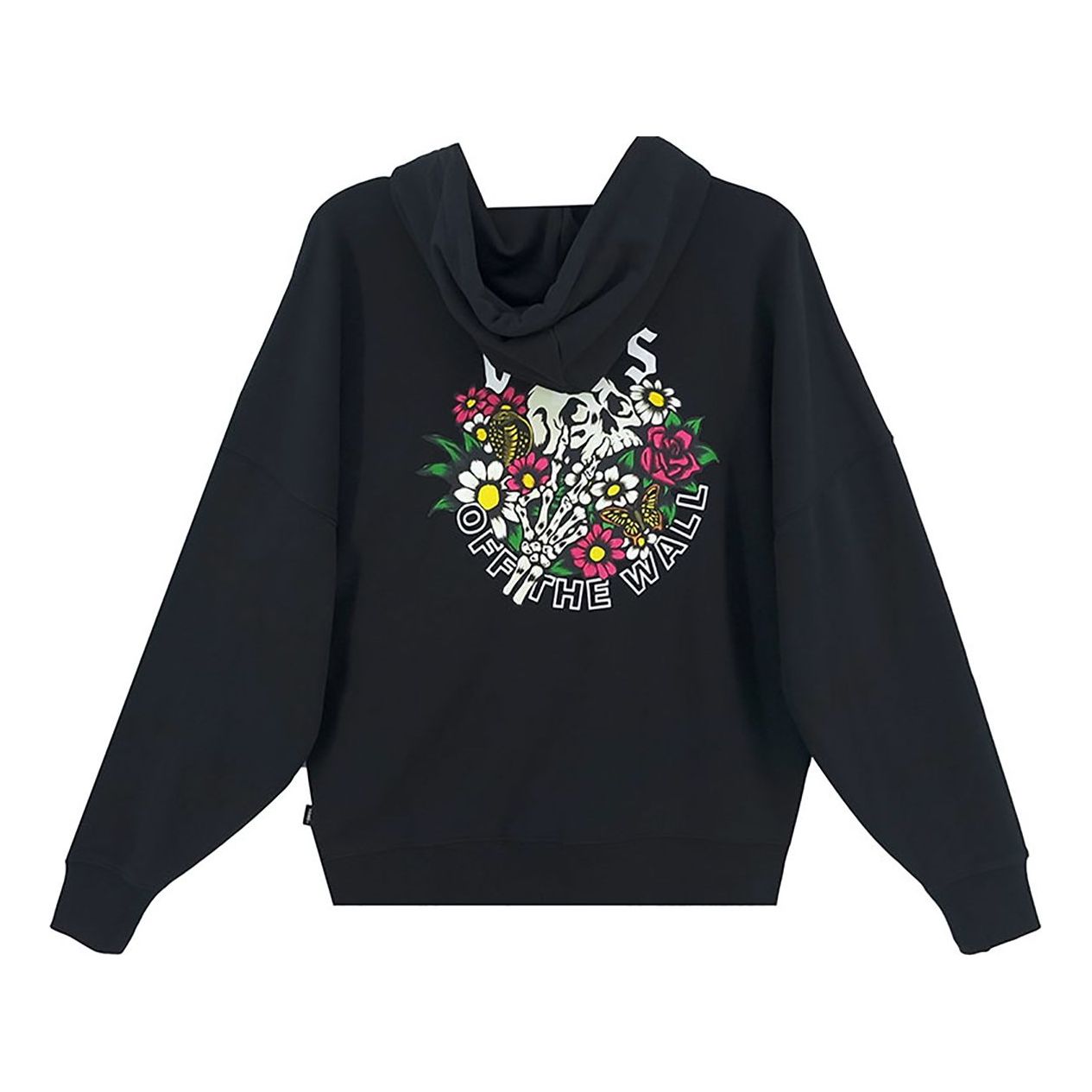 Vans Skeleton Printing Couple Style Black VN0A5H7LBLK