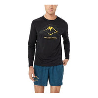 ASICS Fujitrail Logo Long Sleeve T-shirt 'Black Yellow' 2011C987-001