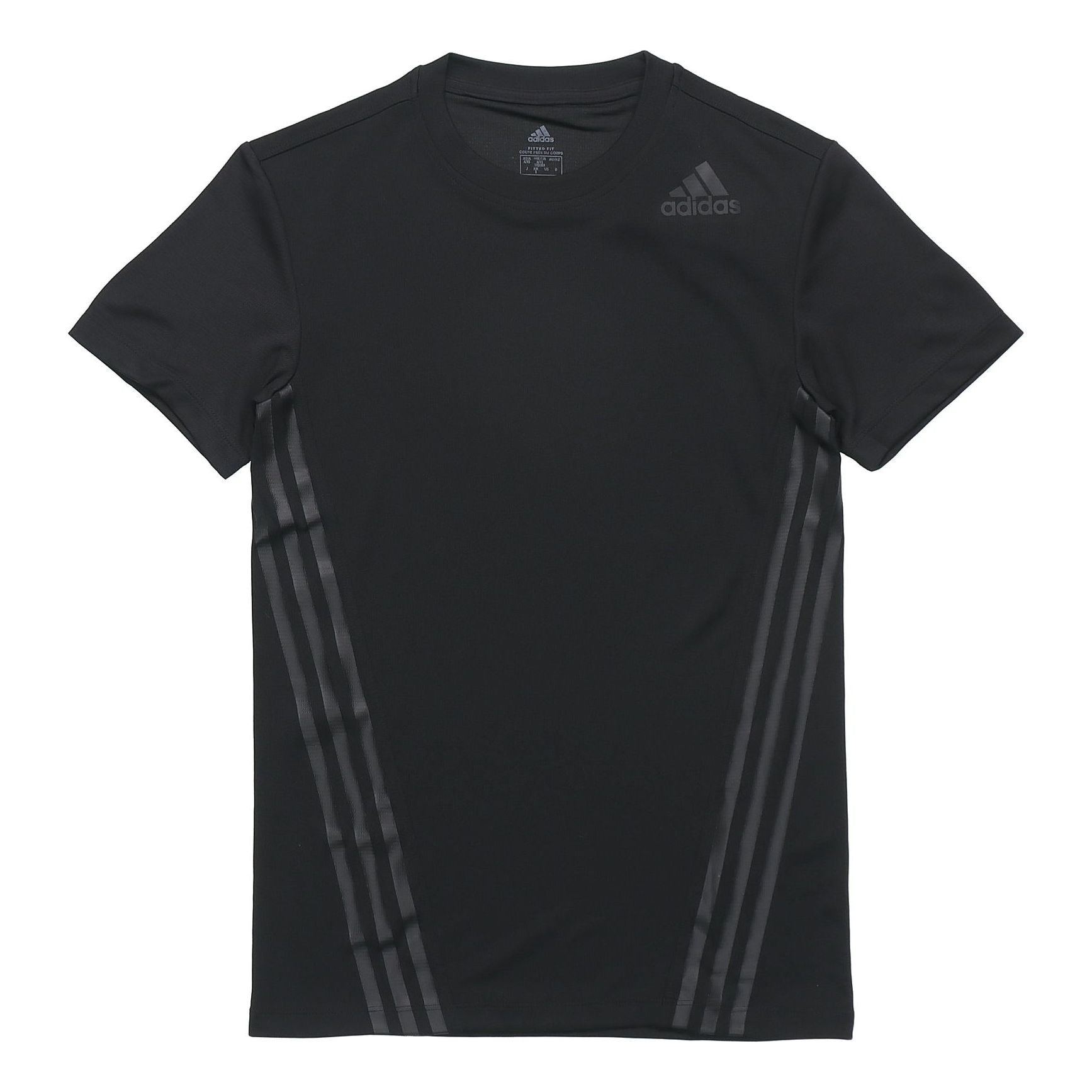 adidas Casual Sports Round-neck Short-sleeve Tee Men Black FL4309