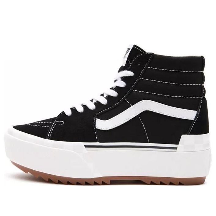 Vans Suede/ Thick Sole Casual Skateboarding Shoes Black White VN0A4BTW5ZN
