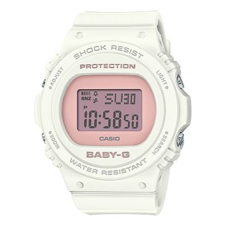 CASIO Baby-G White Pink' BGD-570-7BPR