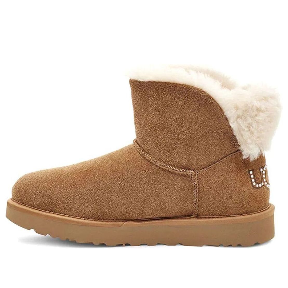 (WMNS) UGG Classic Bling Mini 'Chestnut Brown' 1118839-CHE