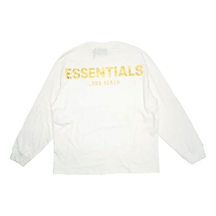FOG Essentials Long beach Boxy FW19 Long Sleeves White FOG-FW19-119