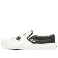 Vans Woven Leather Slip-On 'Black White' VN0A38F7VMW