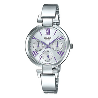 CASIO Stainless Steel Strap Silvery LTP-E404D-6A