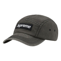Supreme Washed Cordura Camp Cap 'Grey Black White' SUP-FW22-1019