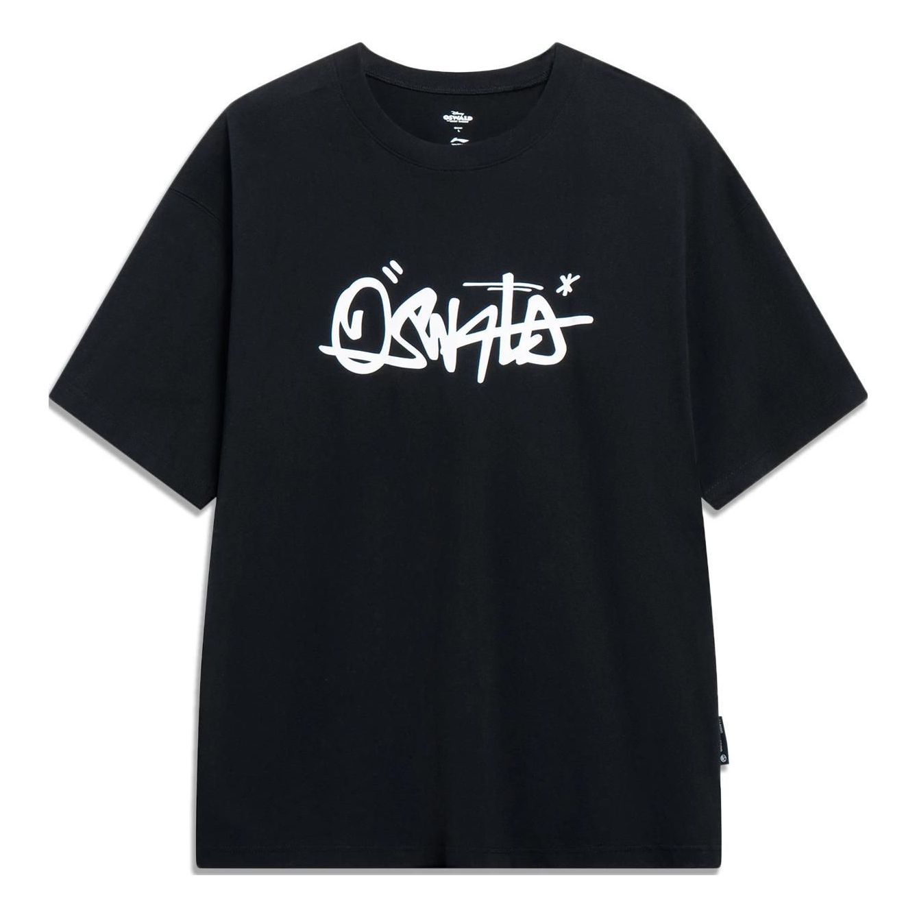 Li-Ning x Disney Graphic T-shirt 'Black' AHST313-1