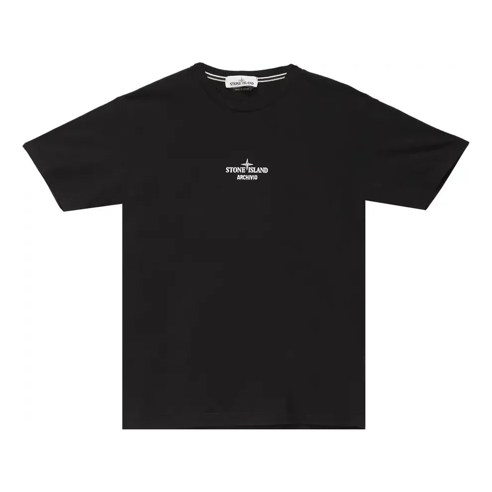 STONE ISLAND Logo T-Shirt 'Black' 74152NS91-V0029