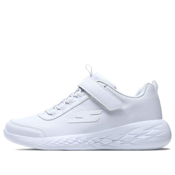 (GS) Skechers Go Run 600 Hook&Loop Snow White 82226L-WHT