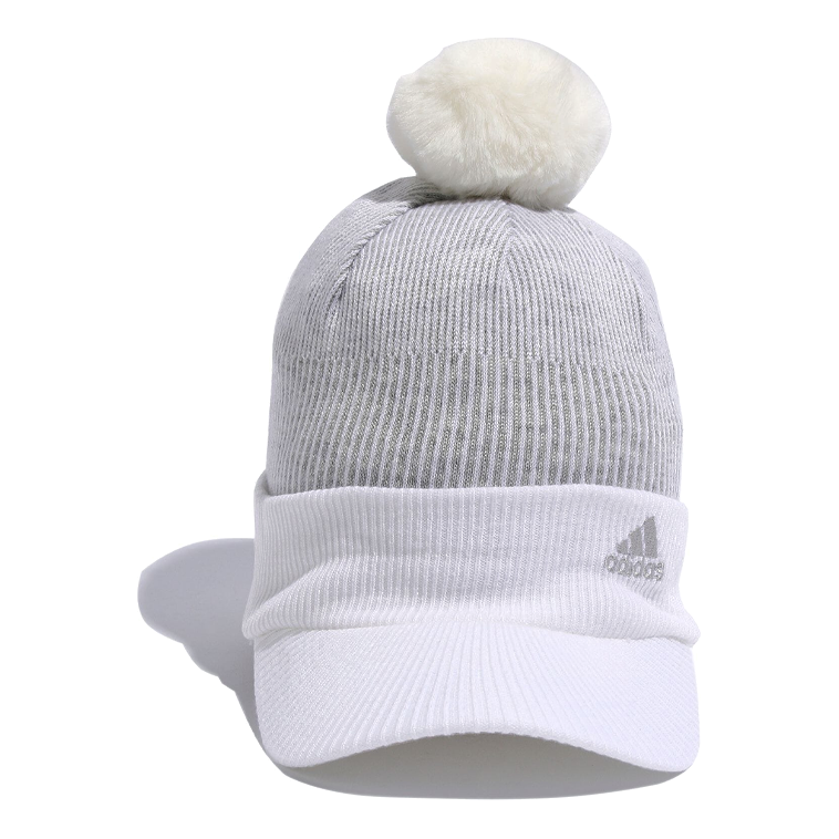 (WMNS) adidas Cold Ready Pom Pom Knit Cap 'White Grey' HG5596