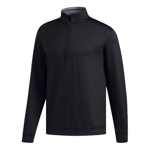 adidas Classic Club 1/4 Zip Sweatshirt - Black DQ2292