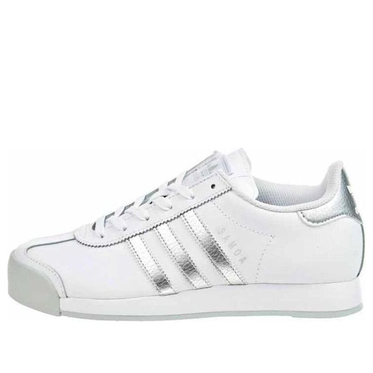 (WMNS) adidas Samoa 'White Metallic Silver' AQ7912