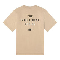 New Balance Sportswear IU T-Shirt Asia Sizing 'Beige Black' 5EC2U133-BEI