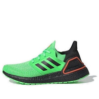 (GS) adidas UltraBoost 20 Big Kids 'Shock Lime' EG4859