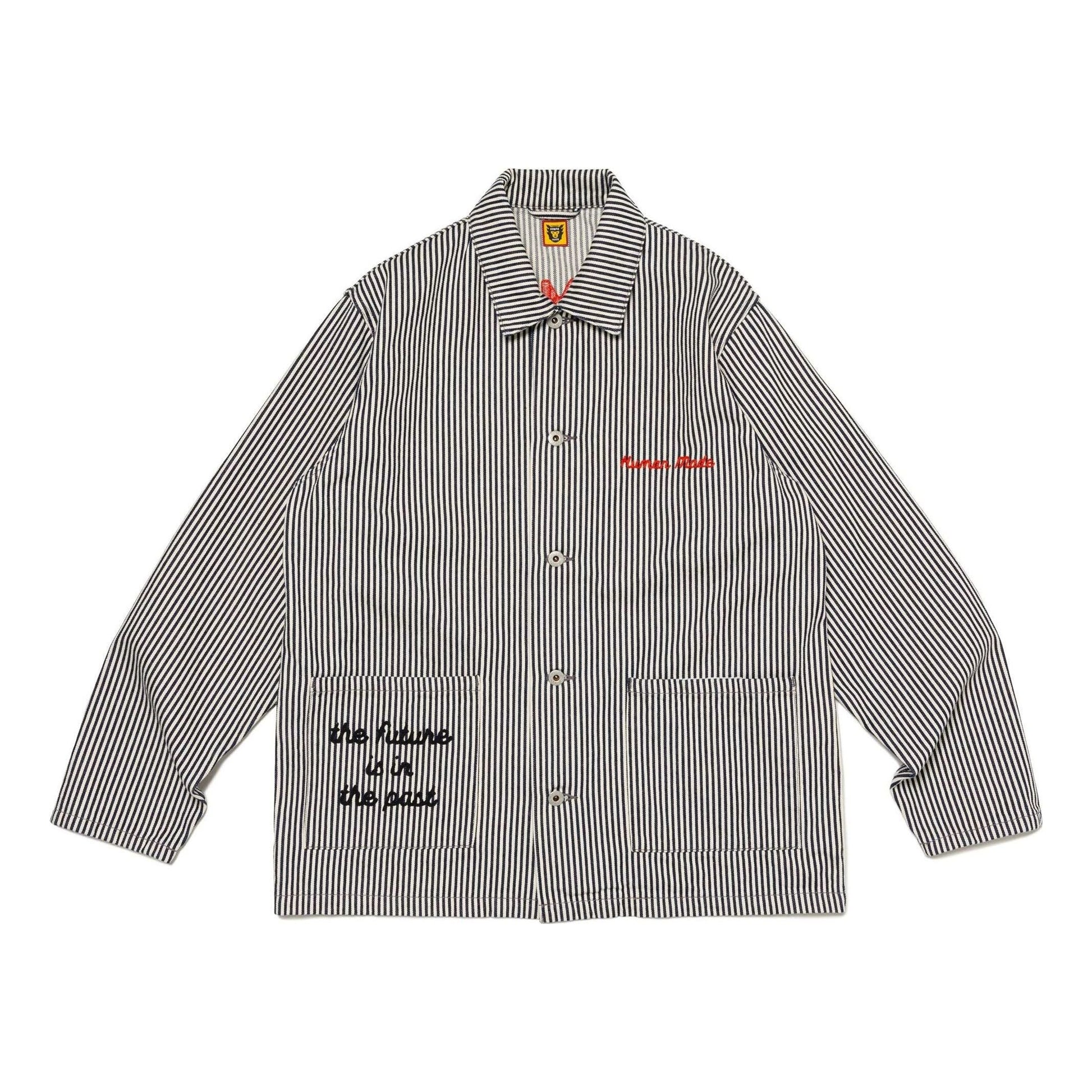 HUMAN MADE Hickory Coverall Jacket 'Indigo' HM26JK010
