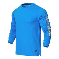 New Balance R.W.Tech Graphic Long Sleeve T-shirt Asia Sizing 'Serene Blue' MT21065-1