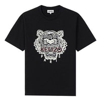 KENZO MENS Tiger Head Print Short Sleeve Black FA65TS0654YV-99