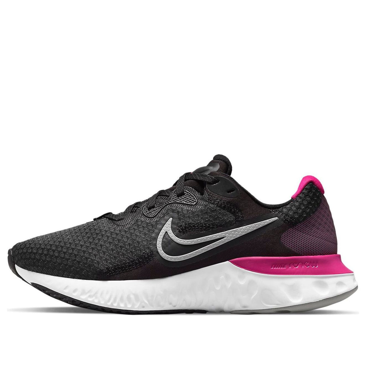 (WMNS) Nike Renew Run 2 Black/Pink CU3505-002