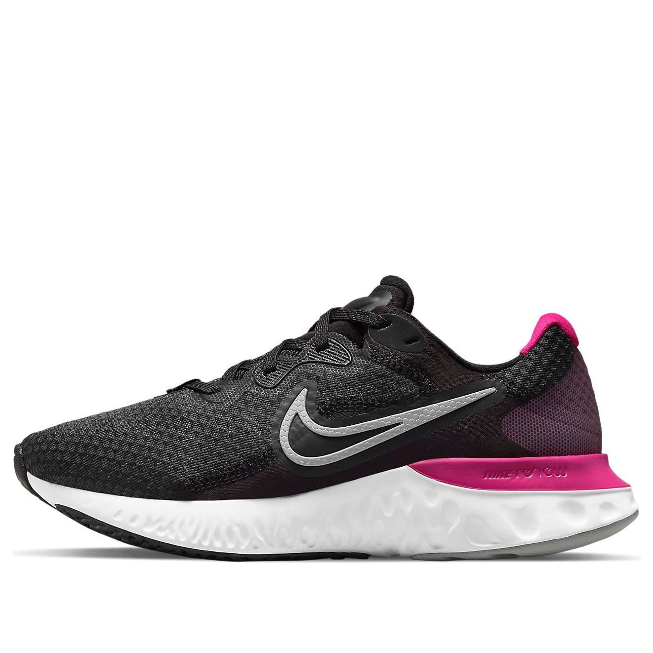 (WMNS) Nike Renew Run 2 Black/Pink CU3505-002