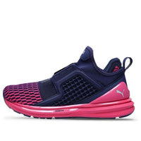 (WMNS) PUMA Ignite Running Shoes Blue/Pink 189811-02