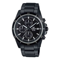 CASIO Waterproof EDIFICE Stainless Steel Strap Mens Black Analog EFR-526BK-1A1
