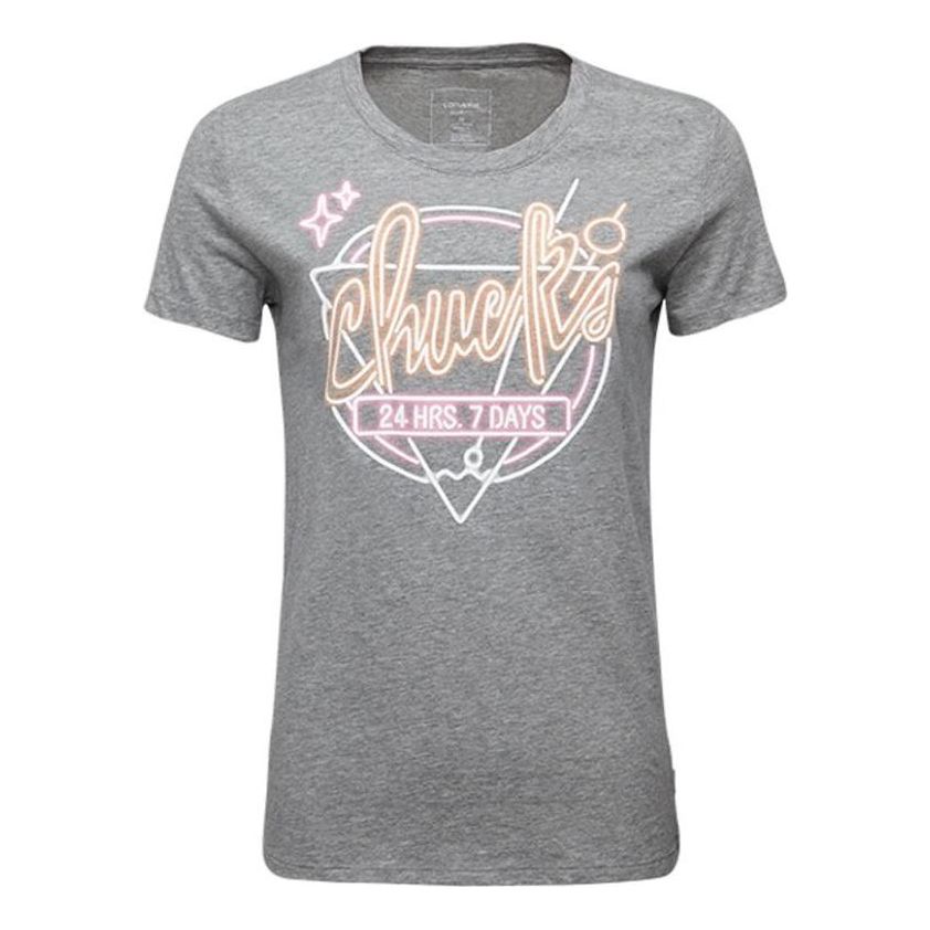 (WMNS) NEON LIGHTS CHUCKS 24 HOURS EASY Crew TE 10004440-A02