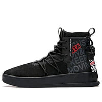 ANTA Skateboarding Series Sneakers High 'Black Grey Red' 11918042-1