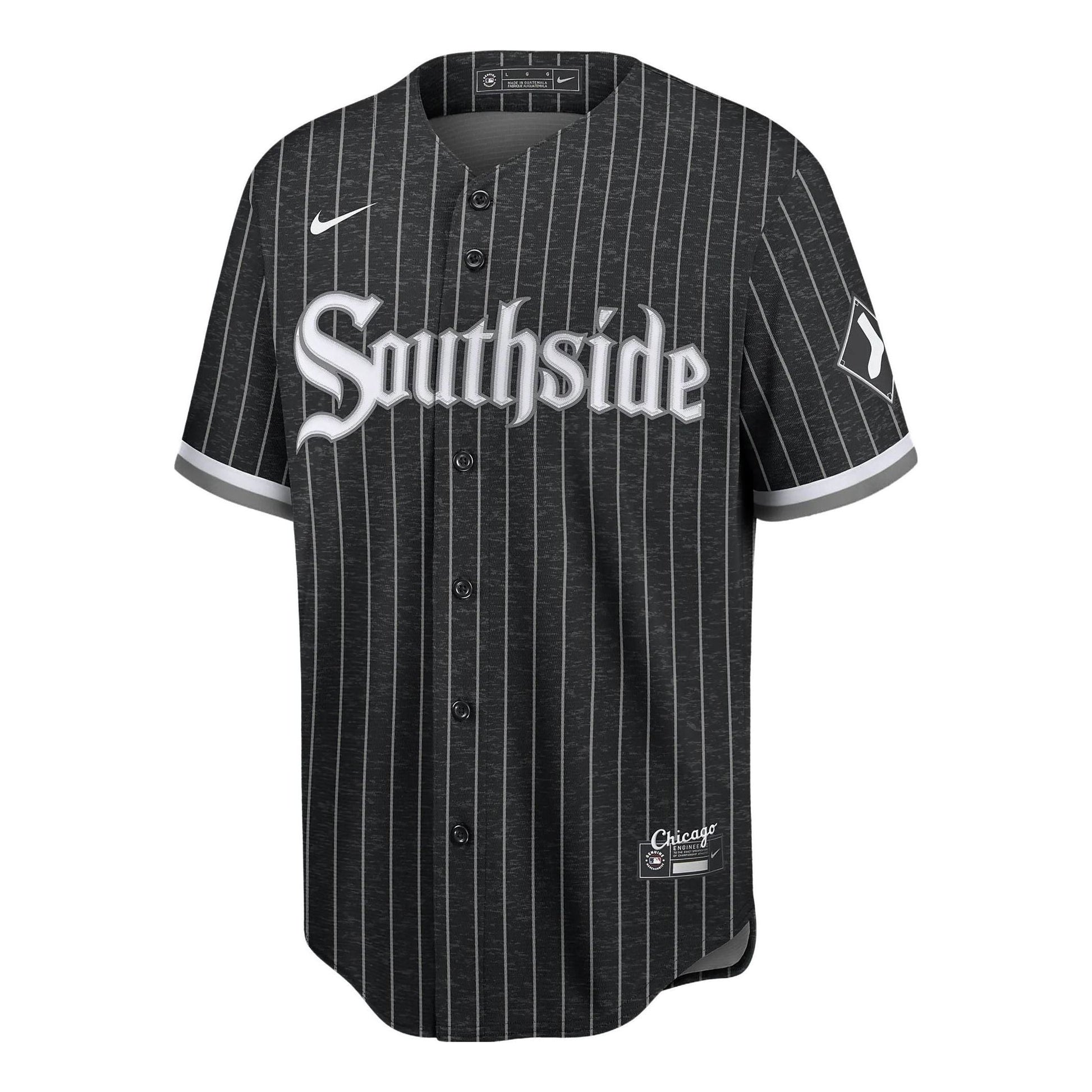 Nike MLB Chicago White Sox Southside City Connect Replica Shirt Jersey 'Black Anthracite' T770RXCCRX-KMG
