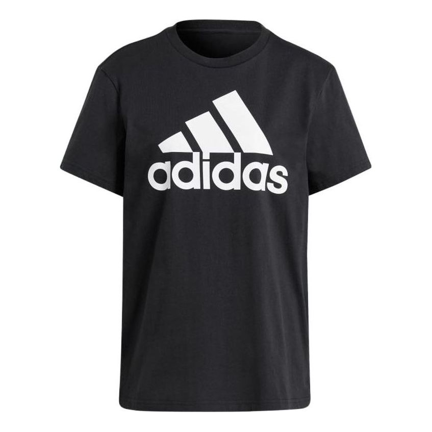 (WMNS) adidas originals Essentials Short Sleeve T-shirt 'Black' GL0781