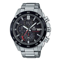 CASIO Quartz Waterproof EDIFICE Sapphire Crystal Solar Powered Silver Analog EFS-S500DB-1AVUPR
