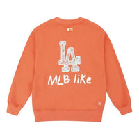MLB Like Series Los Angeles Dodgers Long Sleeves Loose Graffiti Long Sleeves Unisex Orange 31MT08011-07O
