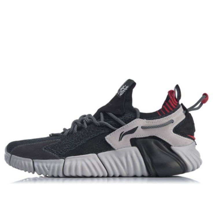 Li-Ning WuKong x 2019 New York Fashion Week 'Grey Black' AGLP111-4