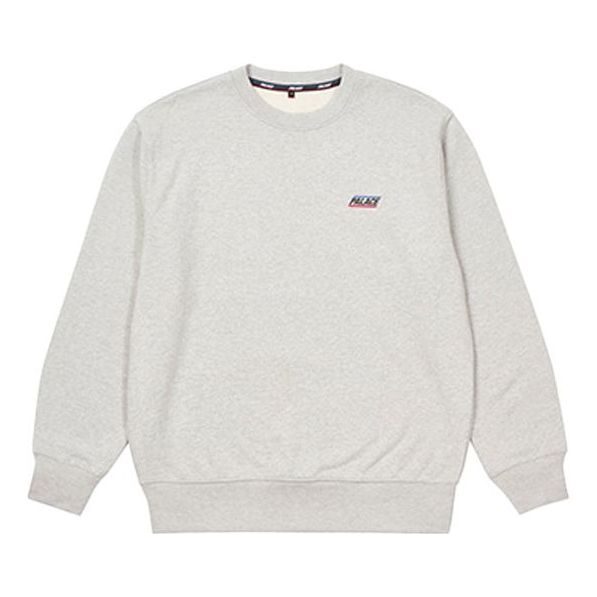 Palace FW21 Basically A Crew Sweater 'Grey' P12CW013