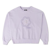 (WMNS) Converse Floral Crewneck Asia Sizing 'Lilac' 10025522-A02