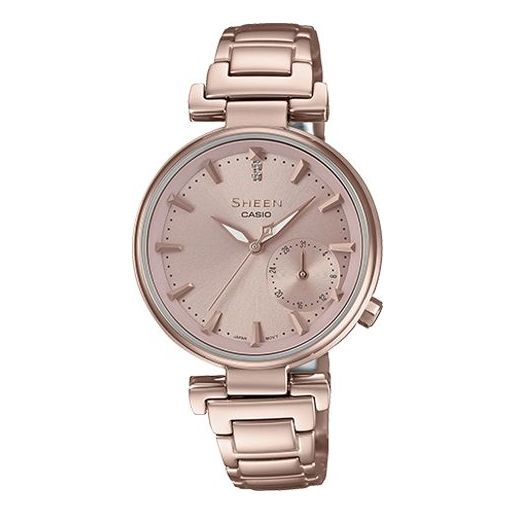 Casio Sheen Analog Watch 'Crystal Rose Gold' SHE-3514CG-9A