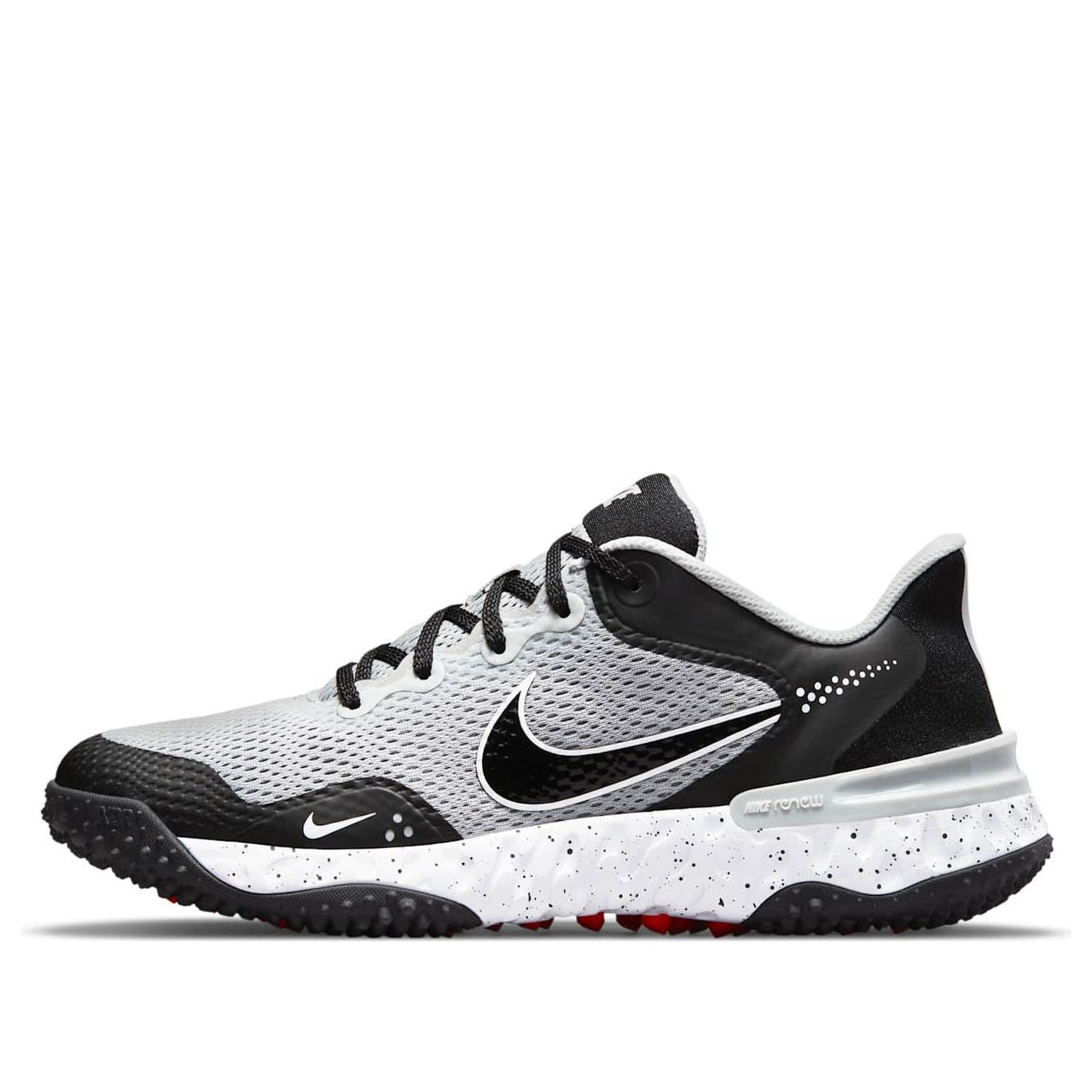 Nike Alpha Huarache Elite 3 Turf 'Light Smoke Grey Black' CK0748-011